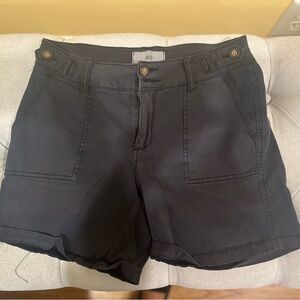 BKE Black Women's Payton Cuffed Stretch Short